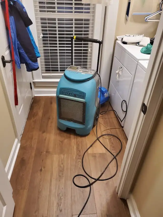 Commercial dehumidifier deployed for Flood Damage Cleanup in Lanett