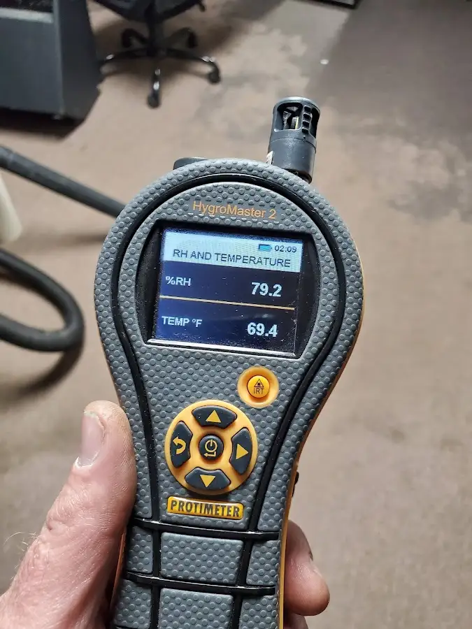 Moisture meter humidity assessment for Fire & Smoke Damage Restoration in Lanett