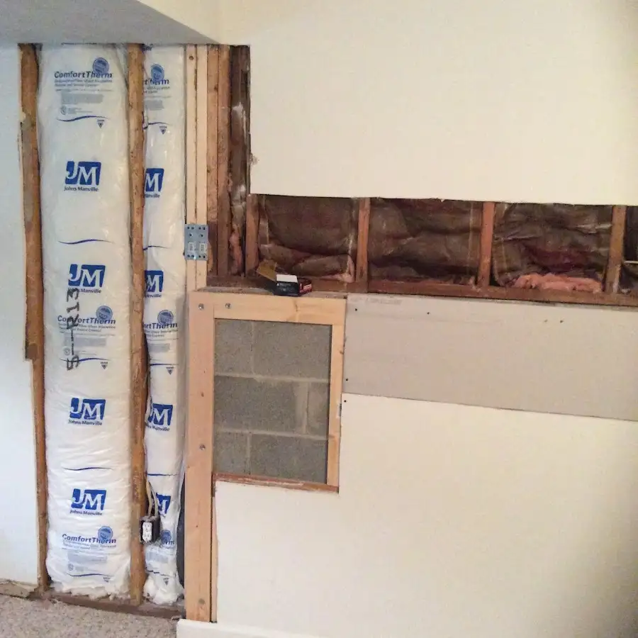 Wall insulation replacement during Contents Cleaning & Restoration in Lanett